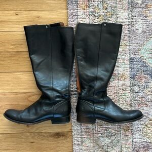 Frye Black Leather Boots